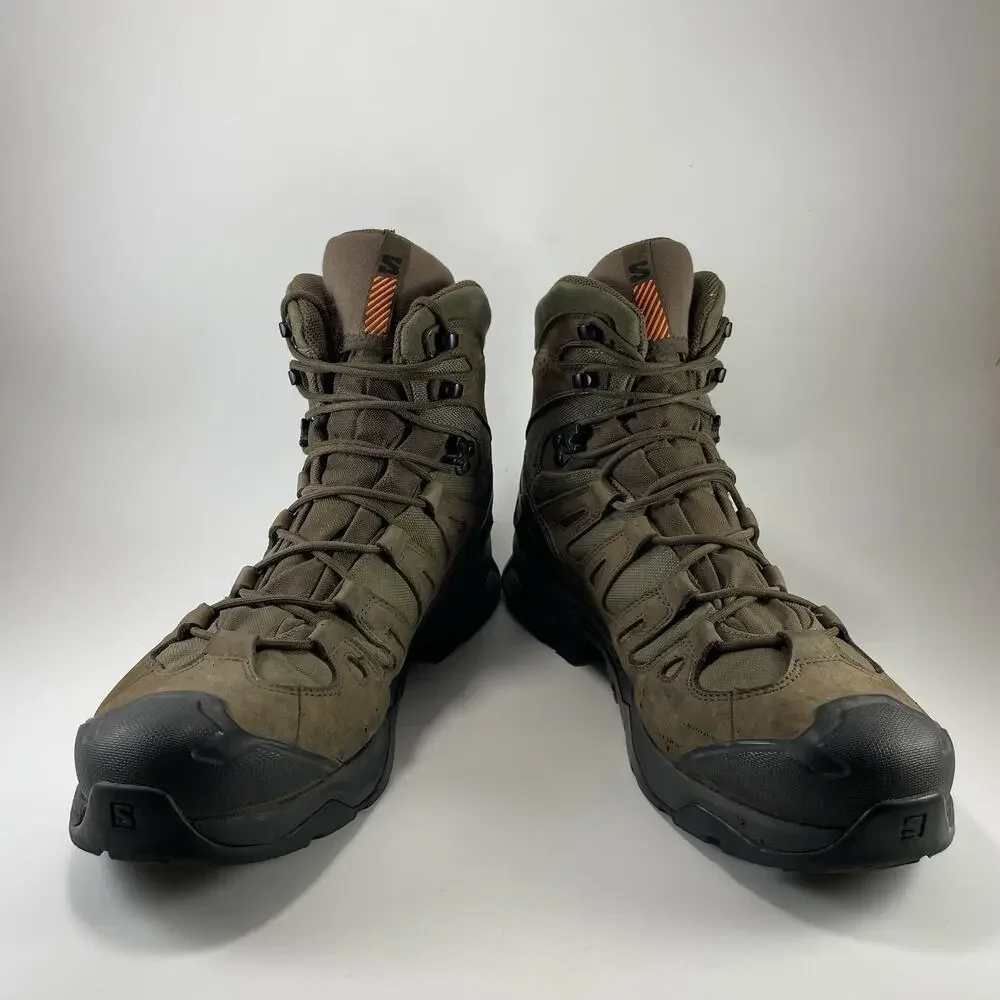 Salomon Quest Tracker GORE-TEX Brown Boots Mens Size 14 Backpacking Trail Shoe